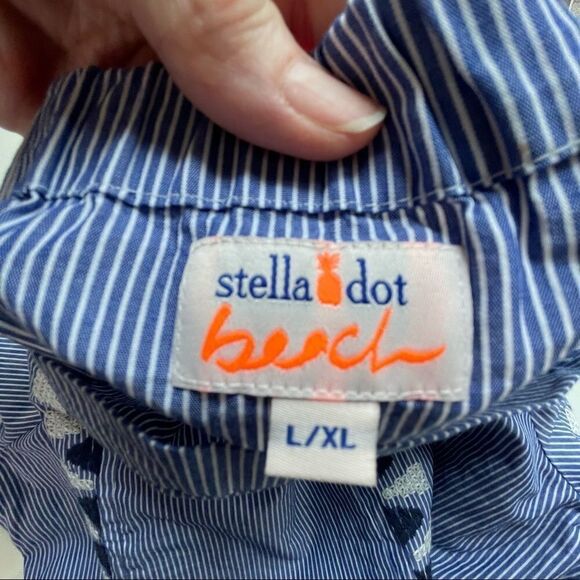 Stella & Dot Kali Beach Cover Up or Dress - L/XLL - Picture 4 of 9